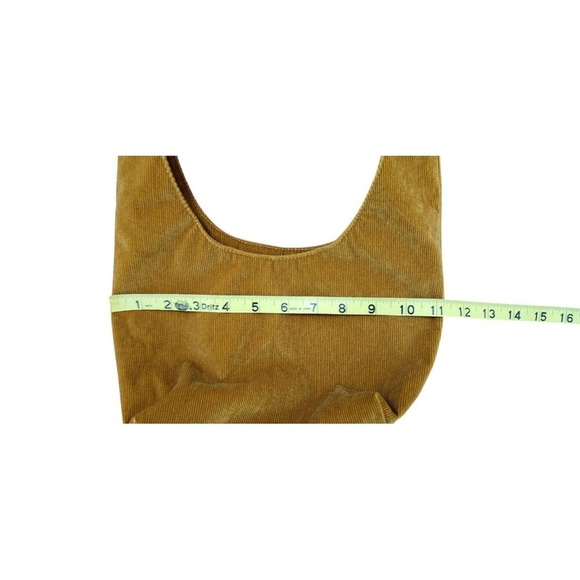 Merit Beauty Signature Cosmetic Makeup Bag Corduroy Tie Top Pouch Minimalist - Picture 10 of 13